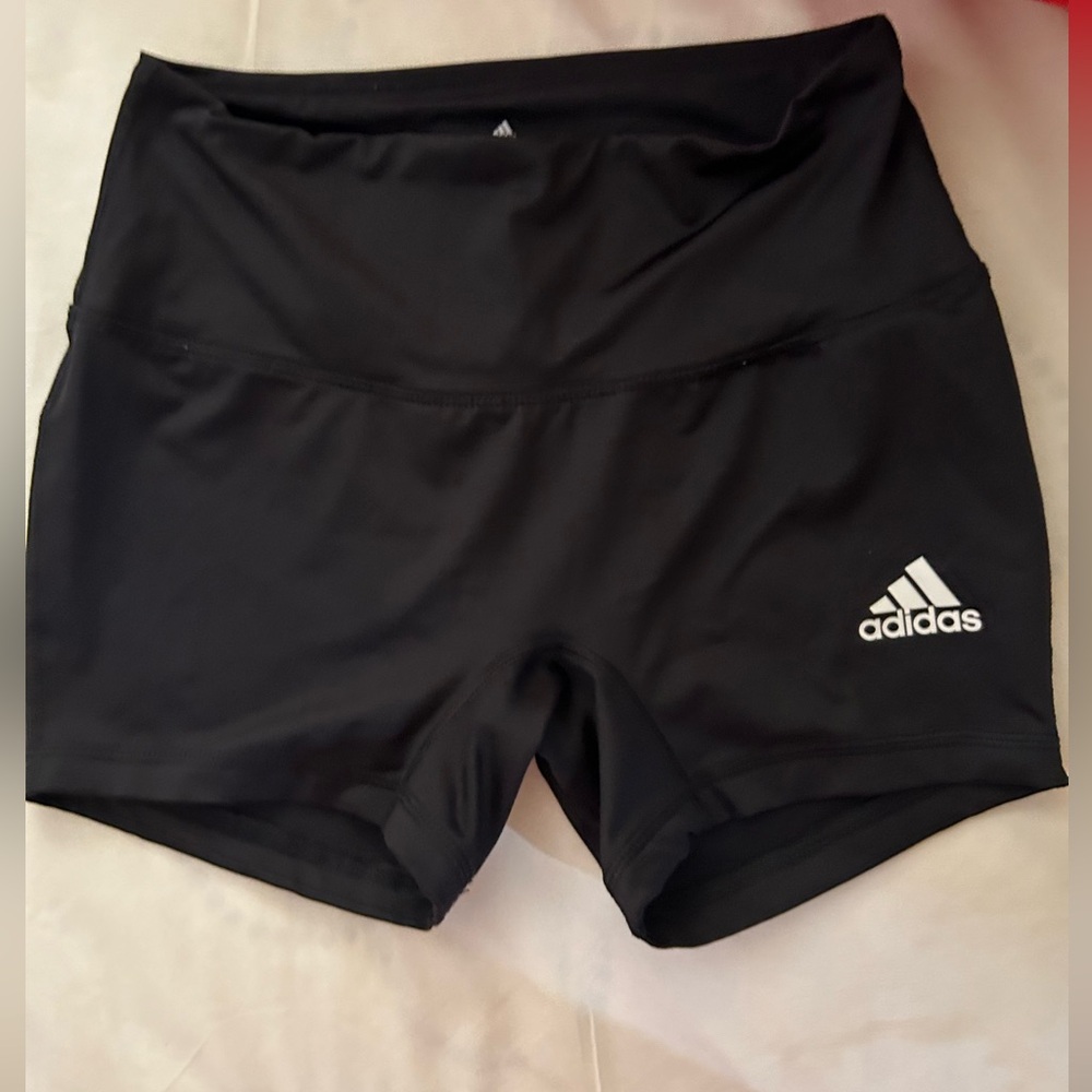 Black adidas workout shorts. Small smoke free pet free home